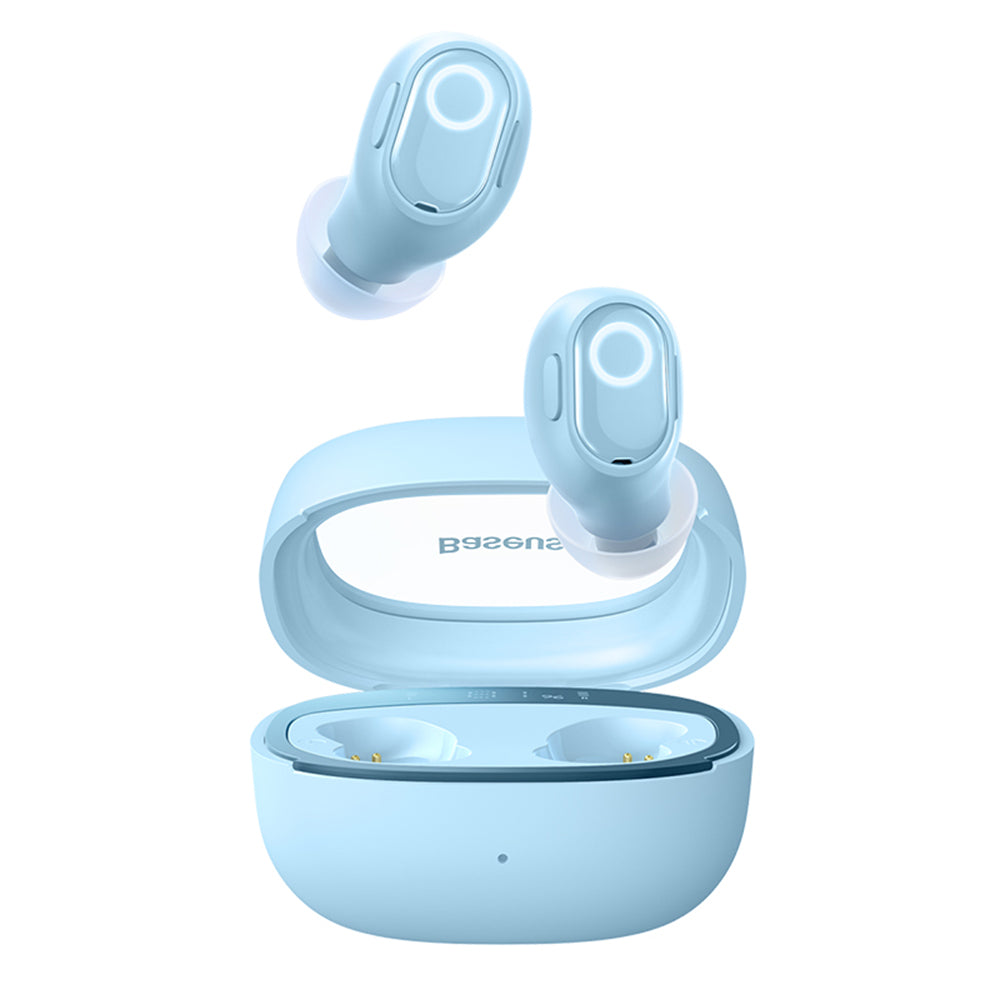Handsfree Bluetooth Baseus WM02+, TWS, Albastru NGTW370303