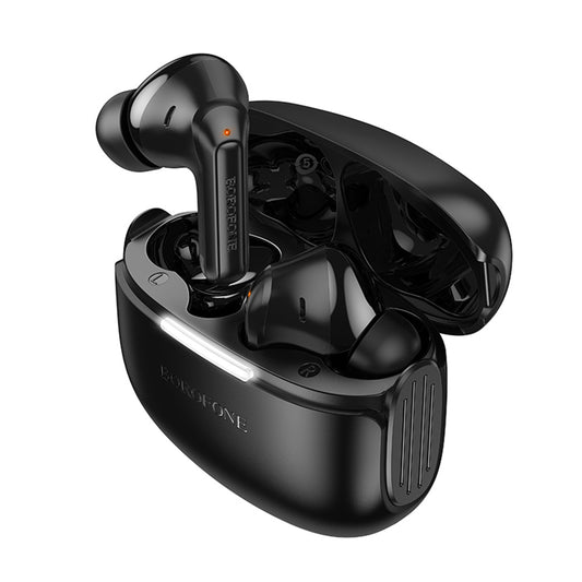 Handsfree Bluetooth Borofone FQ9 Peaceful, TWS, Negru