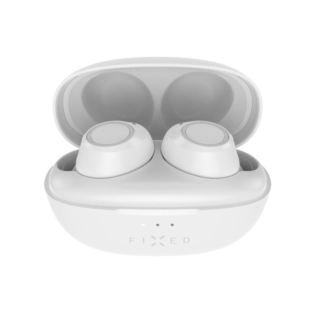 Handsfree Bluetooth Fixed, TWS, Alb