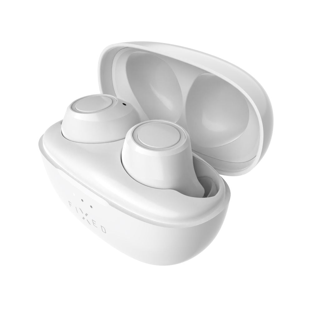 Handsfree Bluetooth Fixed, TWS, Alb