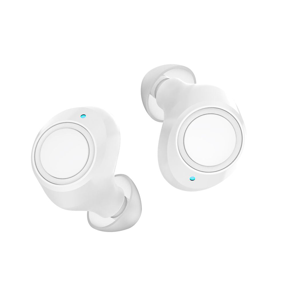 Handsfree Bluetooth Fixed, TWS, Alb
