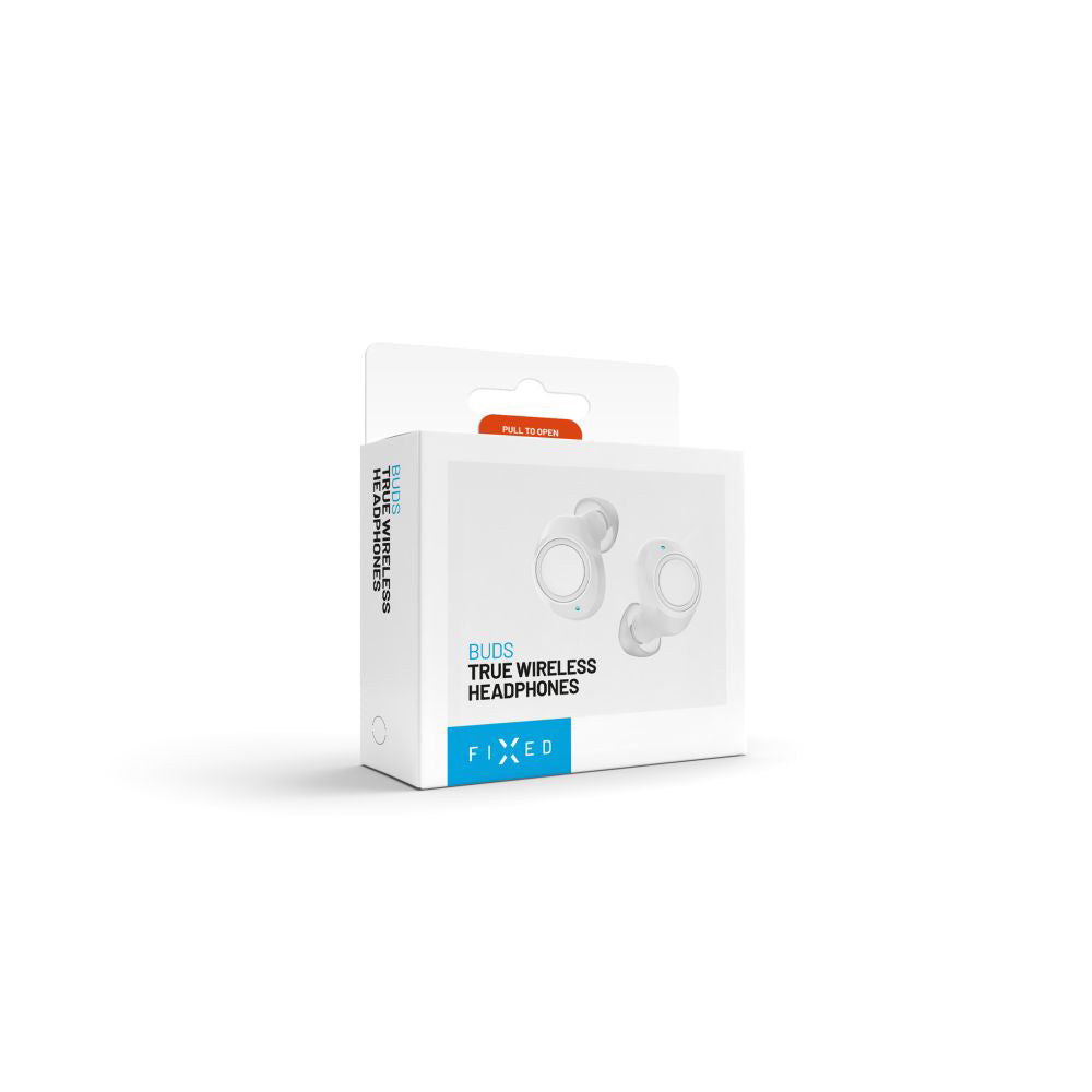 Handsfree Bluetooth Fixed, TWS, Alb