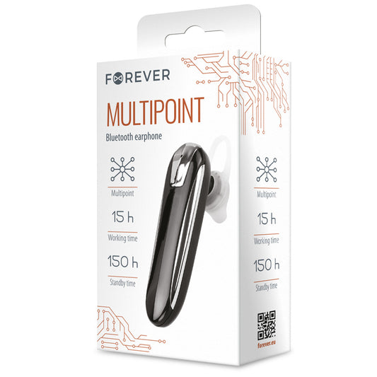Handsfree Bluetooth Forever FBE-01, MultiPoint, Negru