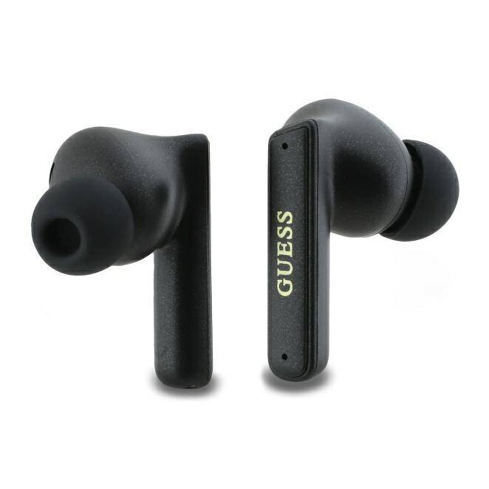 Handsfree Bluetooth Guess Capsule Printed Logo, TWS, ANC, Negru