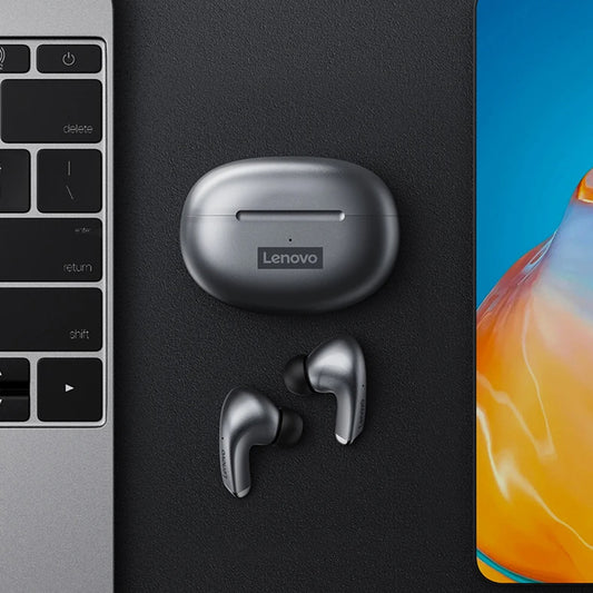 Handsfree Bluetooth Lenovo ThinkPlus LP5, TWS, Alb