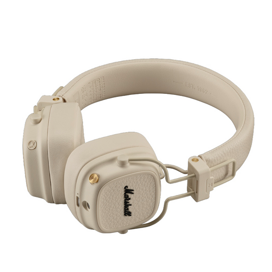 Handsfree Bluetooth Marshall Major V, A2DP, Crem, Resigilat