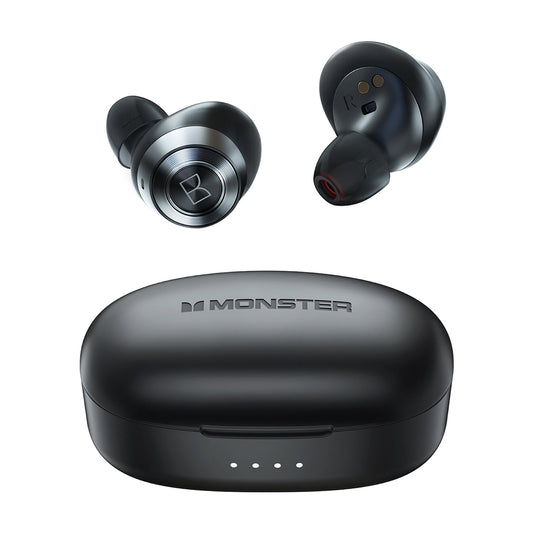 Handsfree Bluetooth Monster Achieve 100 AirLinks, TWS, Negru
