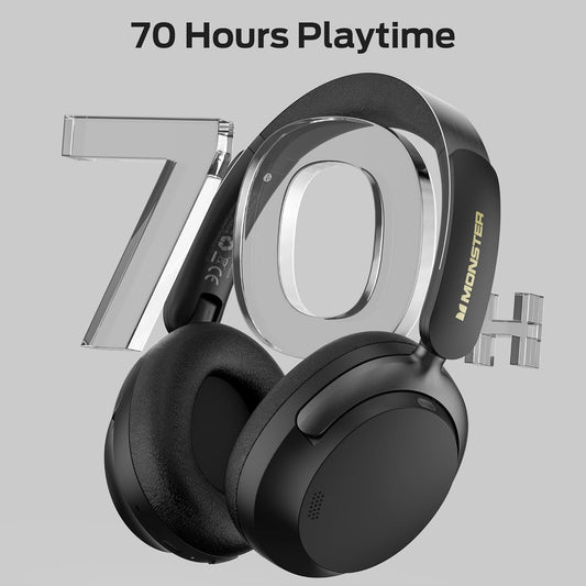 Handsfree Bluetooth Monster Persona 3rd, MultiPoint, A2DP, ANC, Negru