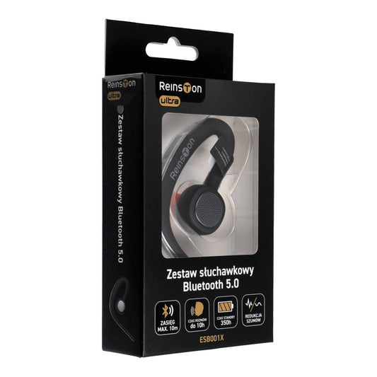 Handsfree Bluetooth Reinston ESB001X, MultiPoint, A2DP, Negru