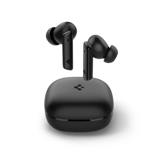 Handsfree Bluetooth Spigen SA2402, TWS, ANC, Negru ASD07888