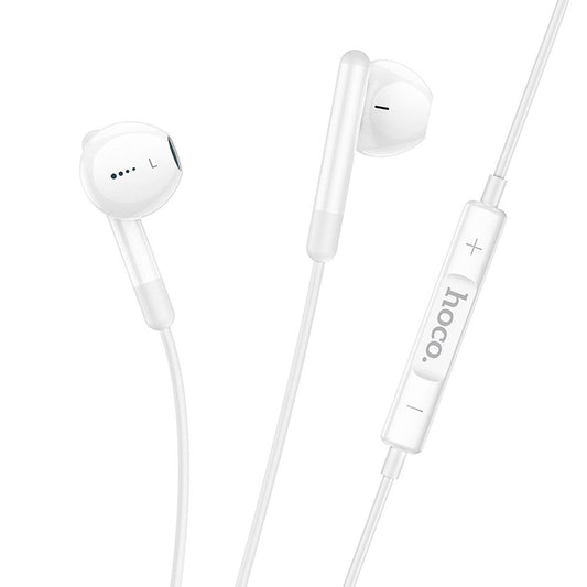 Handsfree USB-C HOCO M93, Alb