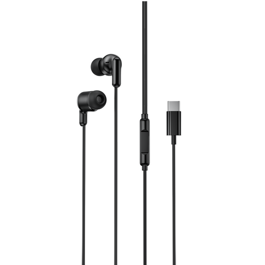 Handsfree USB-C XO Design EP84, Negru