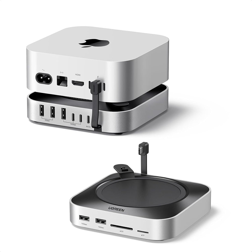 Hub Multifunctional UGREEN CM841A (95094) pentru Apple Mac Mini M4 / Mini M4 Pro, 10in1, Gri