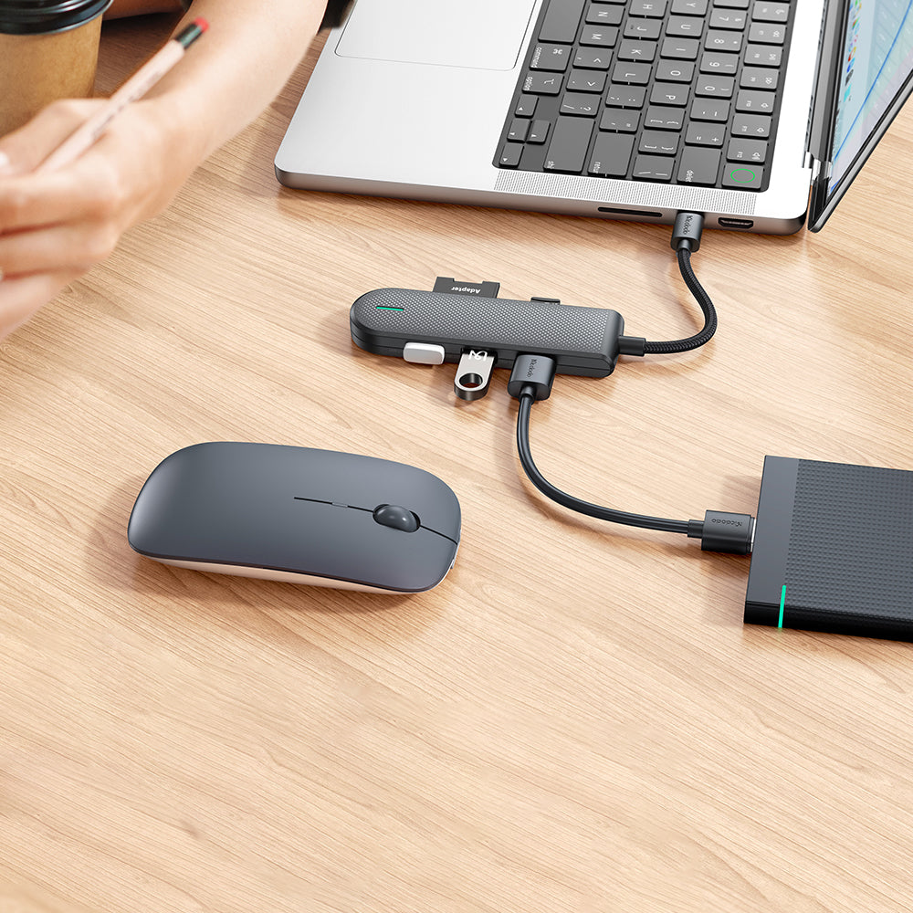 Hub USB-C McDodo HU-1430 Star, 5in1, Negru