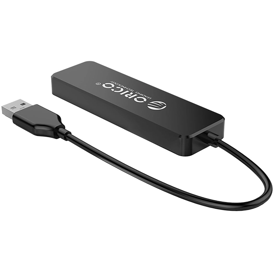 Hub USB Orico FL01, 4 x USB-A, Negru