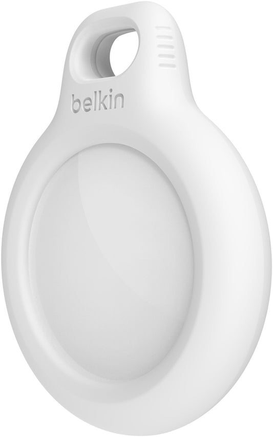 Husa Belkin Key Ring pentru Apple AirTag, Alba F8W973btWHT