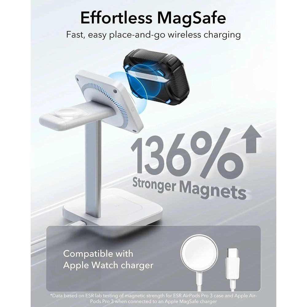 Husa ESR Cyber FlickLock pentru Apple AirPods Pro 3, Neagra