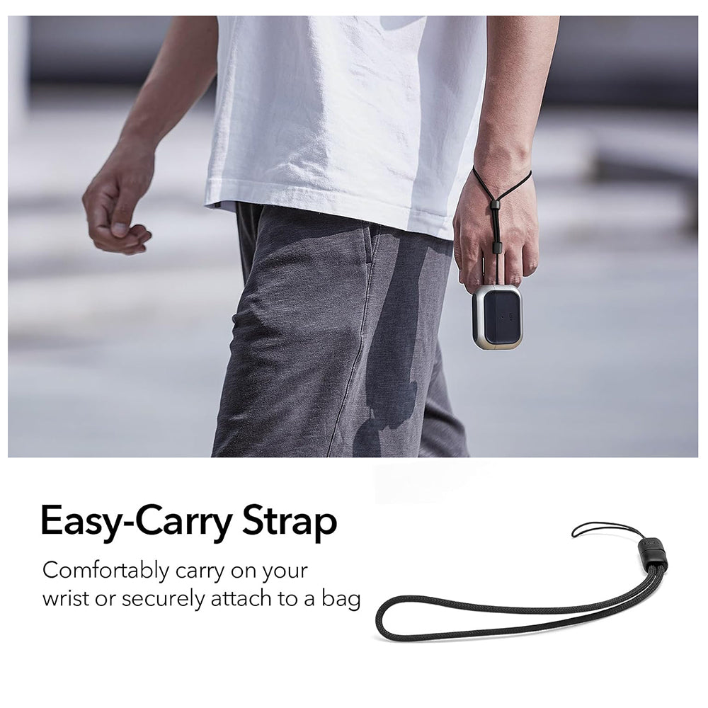 Husa ESR Orbit Hybrid pentru Apple AirPods 4, Alba