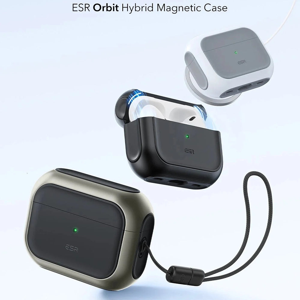 Husa ESR Orbit Hybrid pentru Apple AirPods Pro 3, Gri