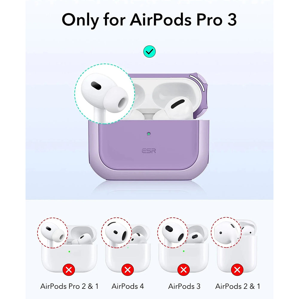 Husa ESR Orbit Hybrid pentru Apple AirPods Pro 3, Mov