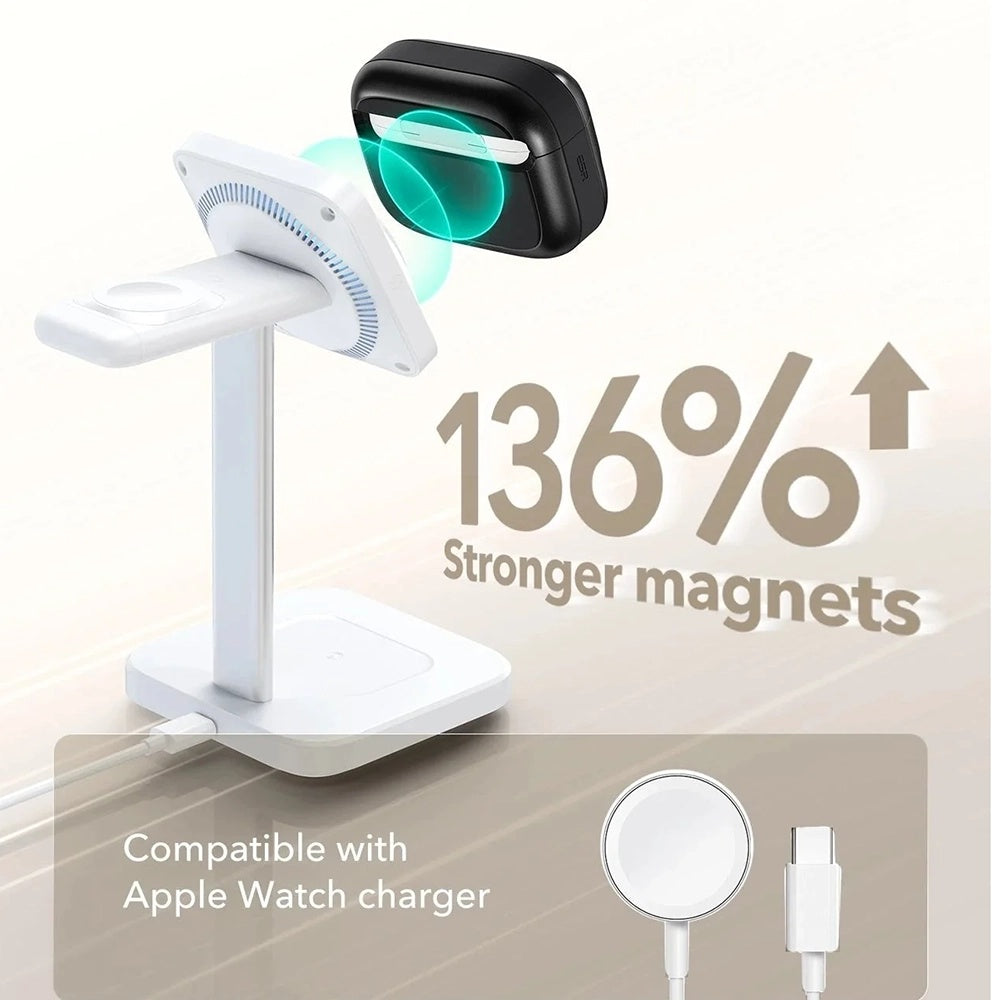 Husa ESR Pulse Magnetic FlickLock pentru Apple AirPods Pro 3, Gri