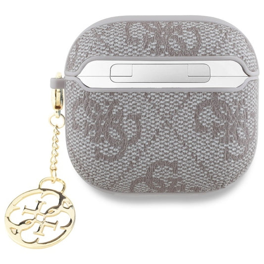 Husa Guess 4G Charm pentru Apple AirPods 4, Roz