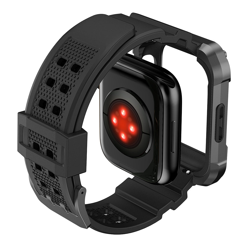 Curea Lito RuggedArmor pentru Apple Watch 44mm Series, Gri