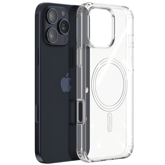 Husa MagSafe pentru Apple iPhone 16 Pro, DUX DUCIS, Clin, Transparenta