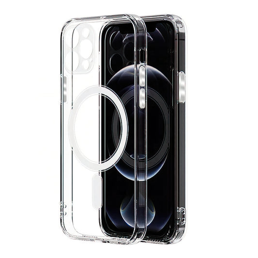 Husa MagSafe pentru Apple iPhone 16, OEM, Clear with Camera Protection, Transparenta