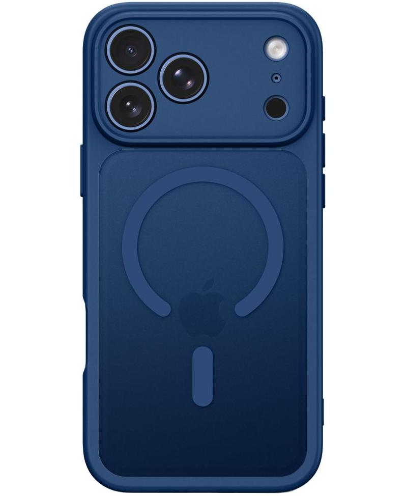 Husa MagSafe pentru Apple iPhone 18 Pro Max / 17 Pro Max, Tech-Protect, BasicMag, Bleumarin Mata