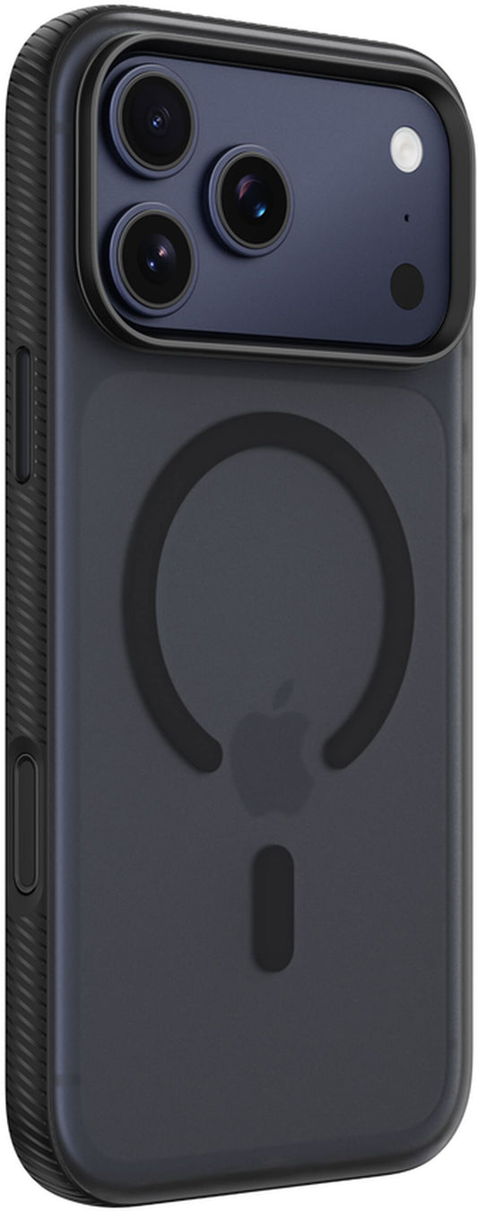 Husa MagSafe pentru Apple iPhone 17 Pro Max, Belkin, SheerForce Grip, Neagra MSA036hqBK