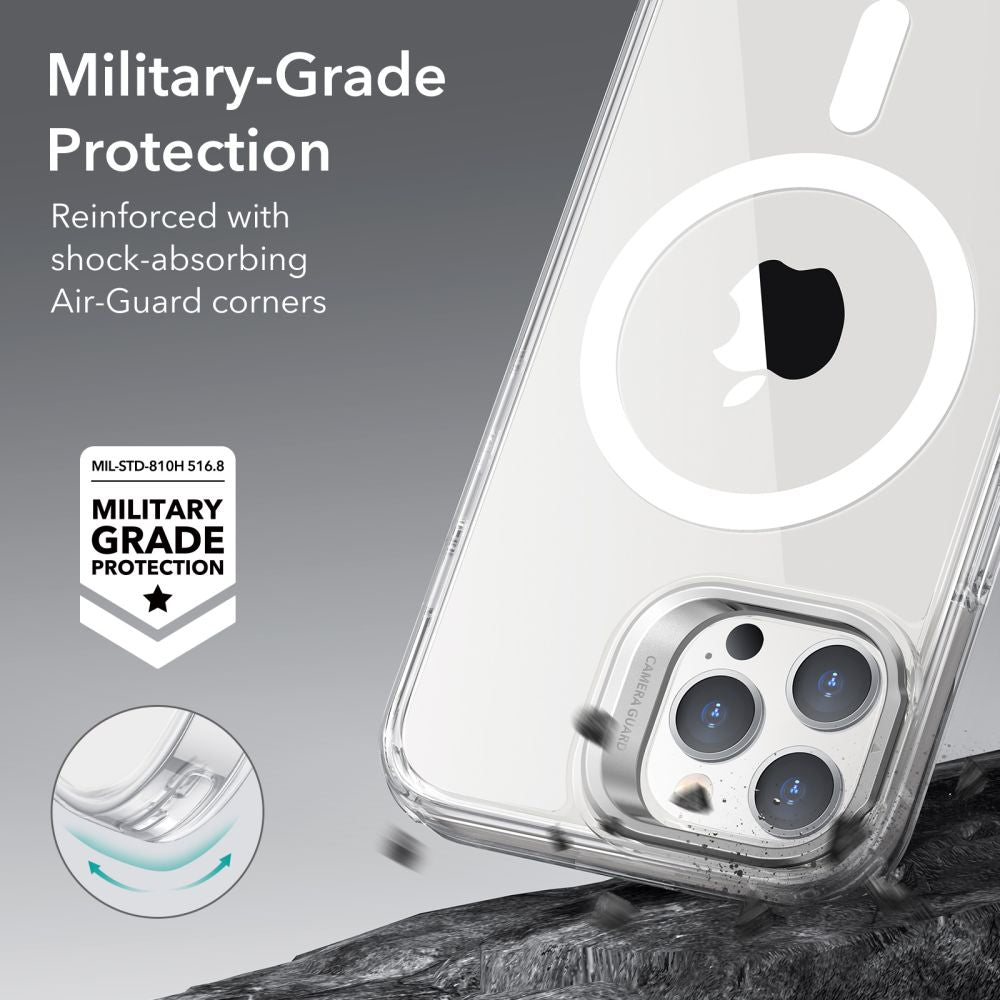 Husa MagSafe pentru Apple iPhone 14 Pro, ESR, Classic Kickstand, Transparenta