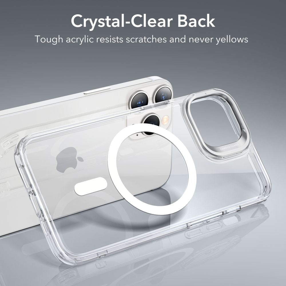 Husa MagSafe pentru Apple iPhone 14 Pro, ESR, Classic Kickstand, Transparenta