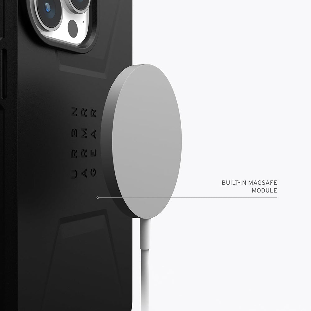 Husa MagSafe pentru Apple iPhone 15 Pro, Urban Armor Gear, Essential Armor, Neagra