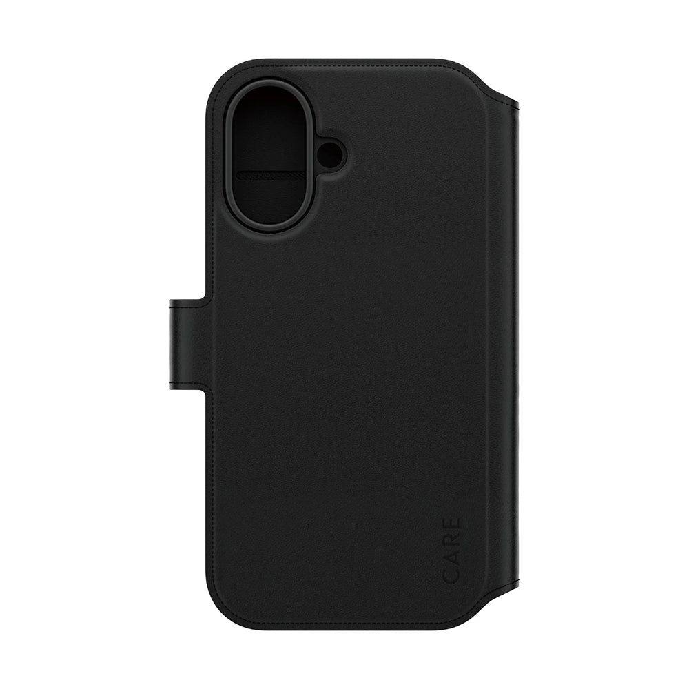 Husa MagSafe pentru Apple iPhone 16, PanzerGlass, Care Feature Tango Two-in-One, Neagra