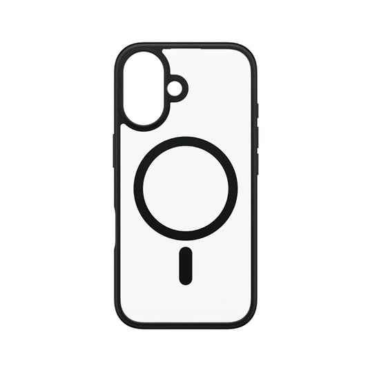 Husa MagSafe pentru Apple iPhone 16, PanzerGlass, Frame, Transparenta Neagra
