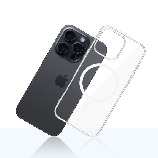 Husa MagSafe pentru Apple iPhone 16 Pro Max, 3MK, Clear MagCase, Transparenta