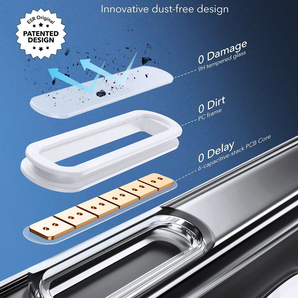 Husa MagSafe pentru Apple iPhone 16 Pro Max, ESR, Classic Hybrid Slide, Neagra Satinata
