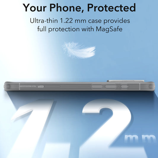 Husa MagSafe pentru Apple iPhone 16 Pro Max, ESR, Zero, Gri Satinata