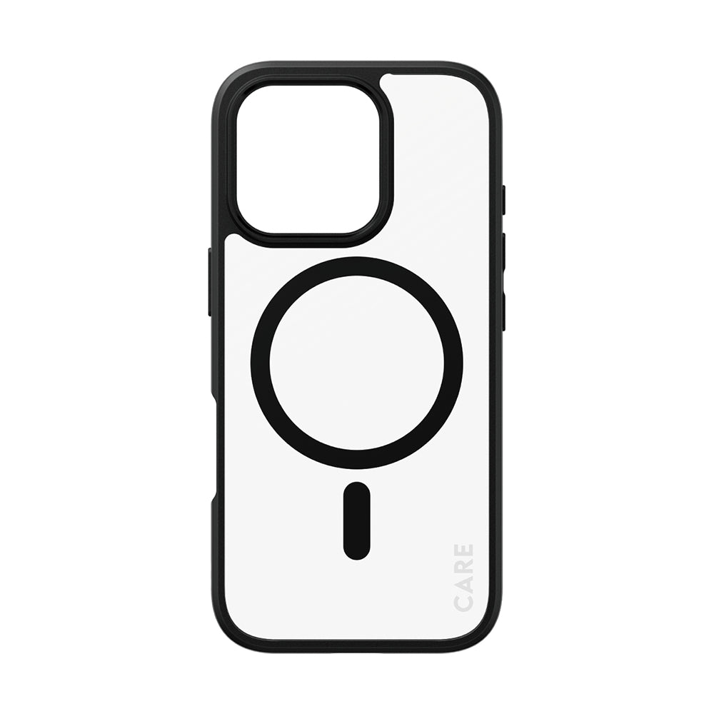 Husa MagSafe pentru Apple iPhone 16 Pro Max, PanzerGlass, Care Urban Combat, Neagra Transparenta