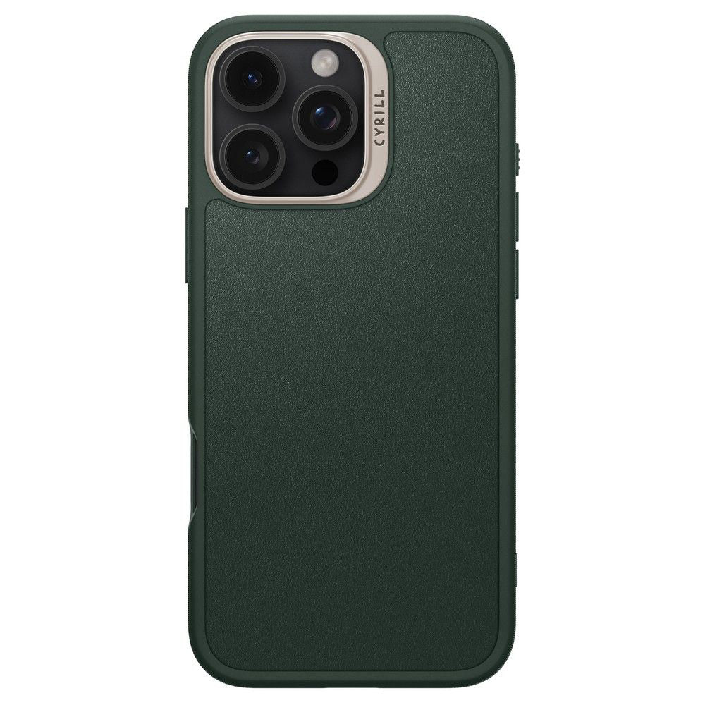 Husa MagSafe pentru Apple iPhone 16 Pro Max, Spigen, Cyrill Kajuk, Verde Satinata ACS08398