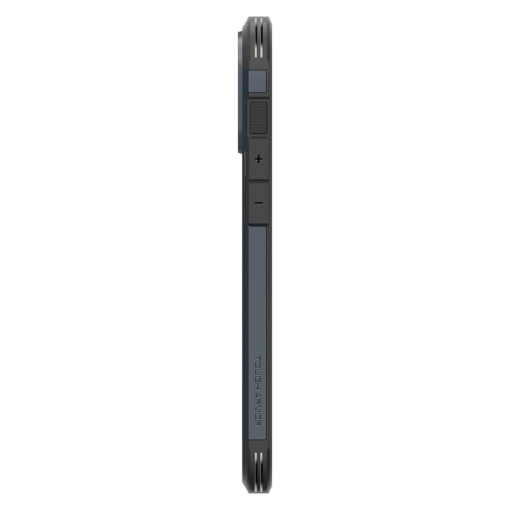 Husa MagSafe pentru Apple iPhone 16 Pro Max, Spigen, Tough Armor, Albastra ACS08014