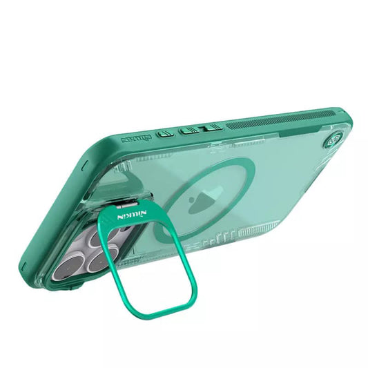 Husa MagSafe pentru Apple iPhone 16 Pro, Nillkin, Iceblade Prop (with Camera Cutout), Verde