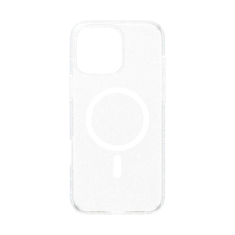 Husa MagSafe pentru Apple iPhone 16 Pro, PanzerGlass, Care Urban Combat Star Lit, Transparenta Alba