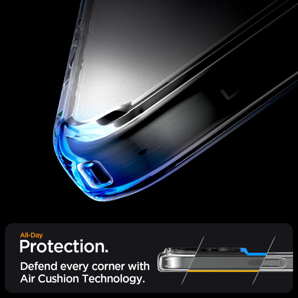 Husa MagSafe pentru Apple iPhone 16 Pro, Spigen, Ultra Hybrid, Transparenta Satinata ACS08133