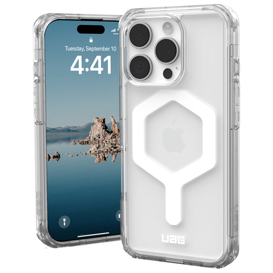 Husa MagSafe pentru Apple iPhone 16 Pro, Urban Armor Gear, Plyo, Alba