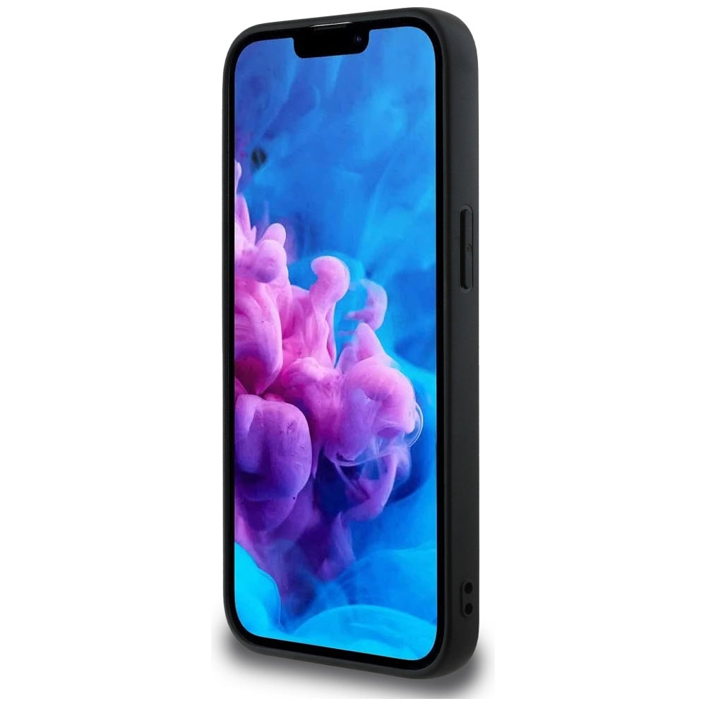 Husa MagSafe pentru Apple iPhone 17e / 16e, Guess, 4G Classic, Neagra