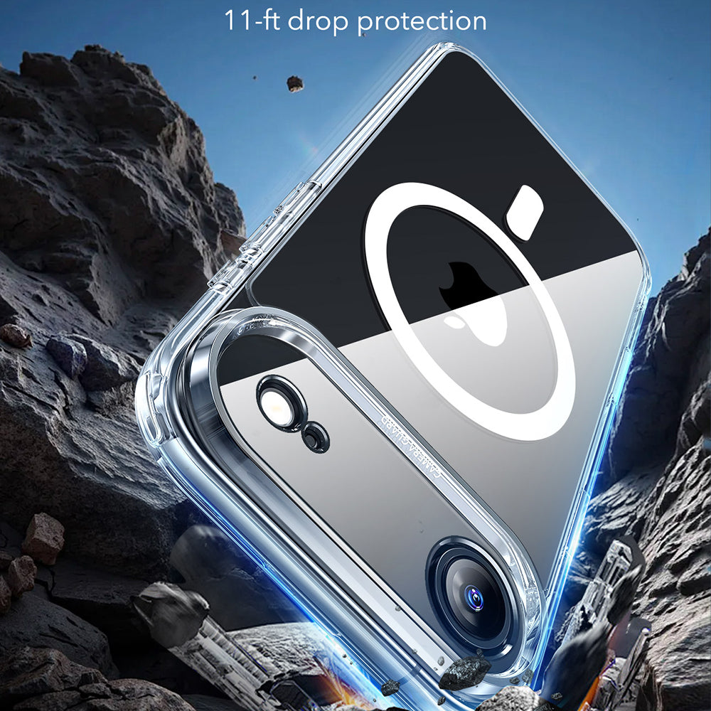 Husa MagSafe pentru Apple iPhone 17 Air, ESR, Classic Hybrid, Transparenta