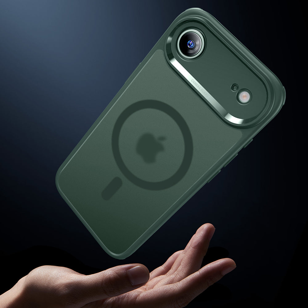 Husa MagSafe pentru Apple iPhone 17 Air, ESR, Classic Hybrid, Verde Satinata