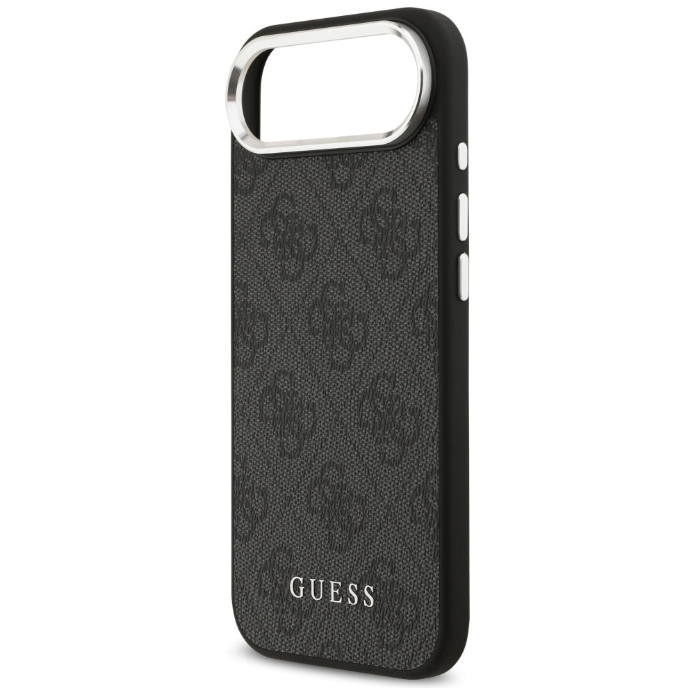 Husa MagSafe pentru Apple iPhone 17 Air, Guess, 4G Classic Logo, Neagra